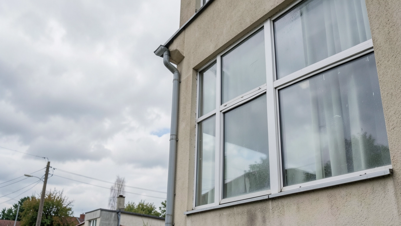 Idealna pogoda do mycia okien po budowie