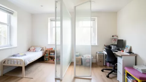 Jak podzielić pokój z jednym oknem na dwa mniejsze