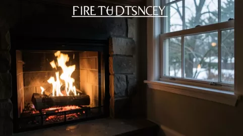 Odległość kominka od okna