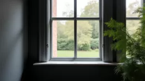 Okna antracyt jaki parapet wewnętrzny